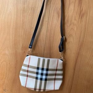 plaid crossbody